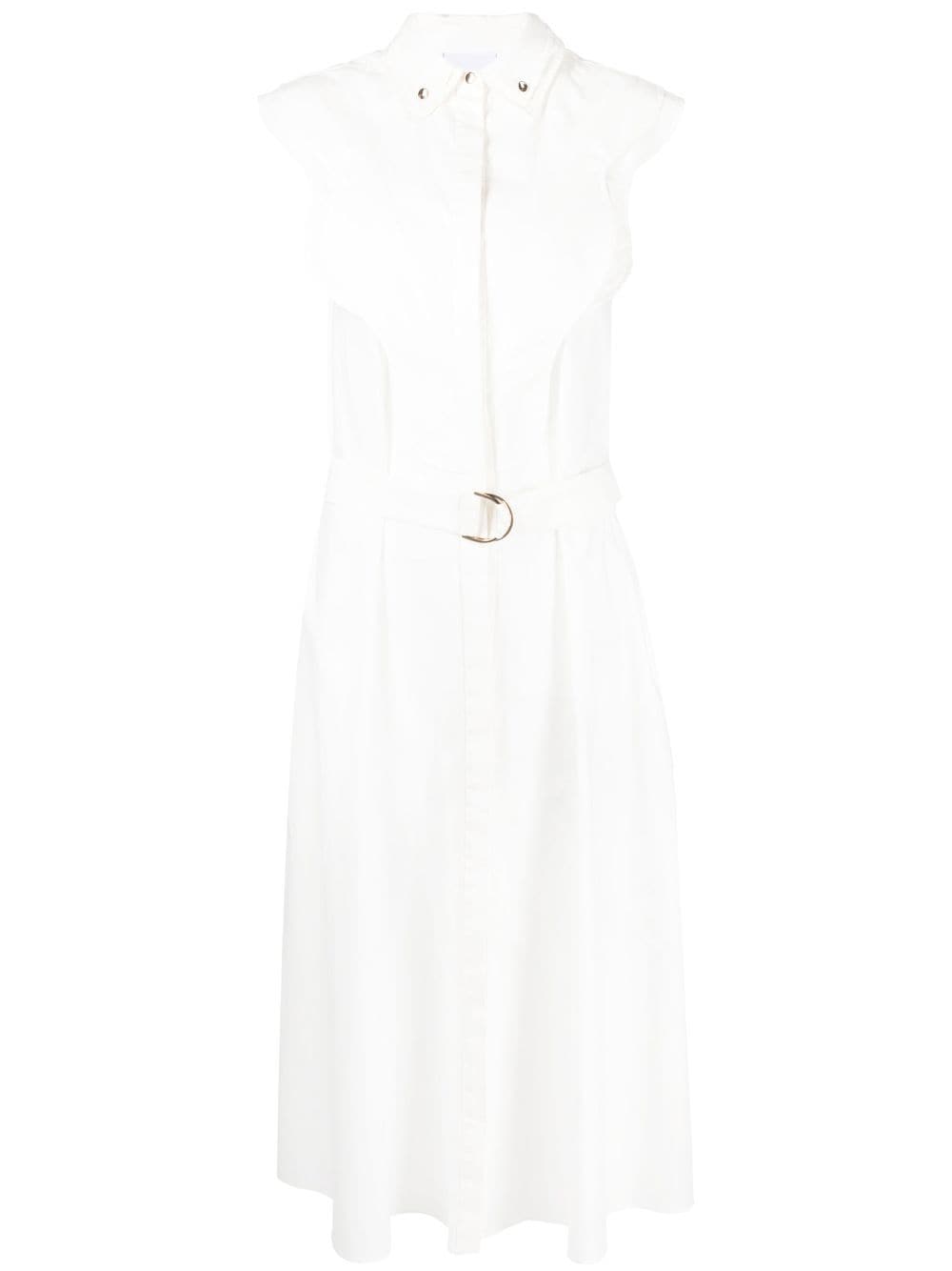 Acler Belted Sleeveless Shirt Dress - Farfetch