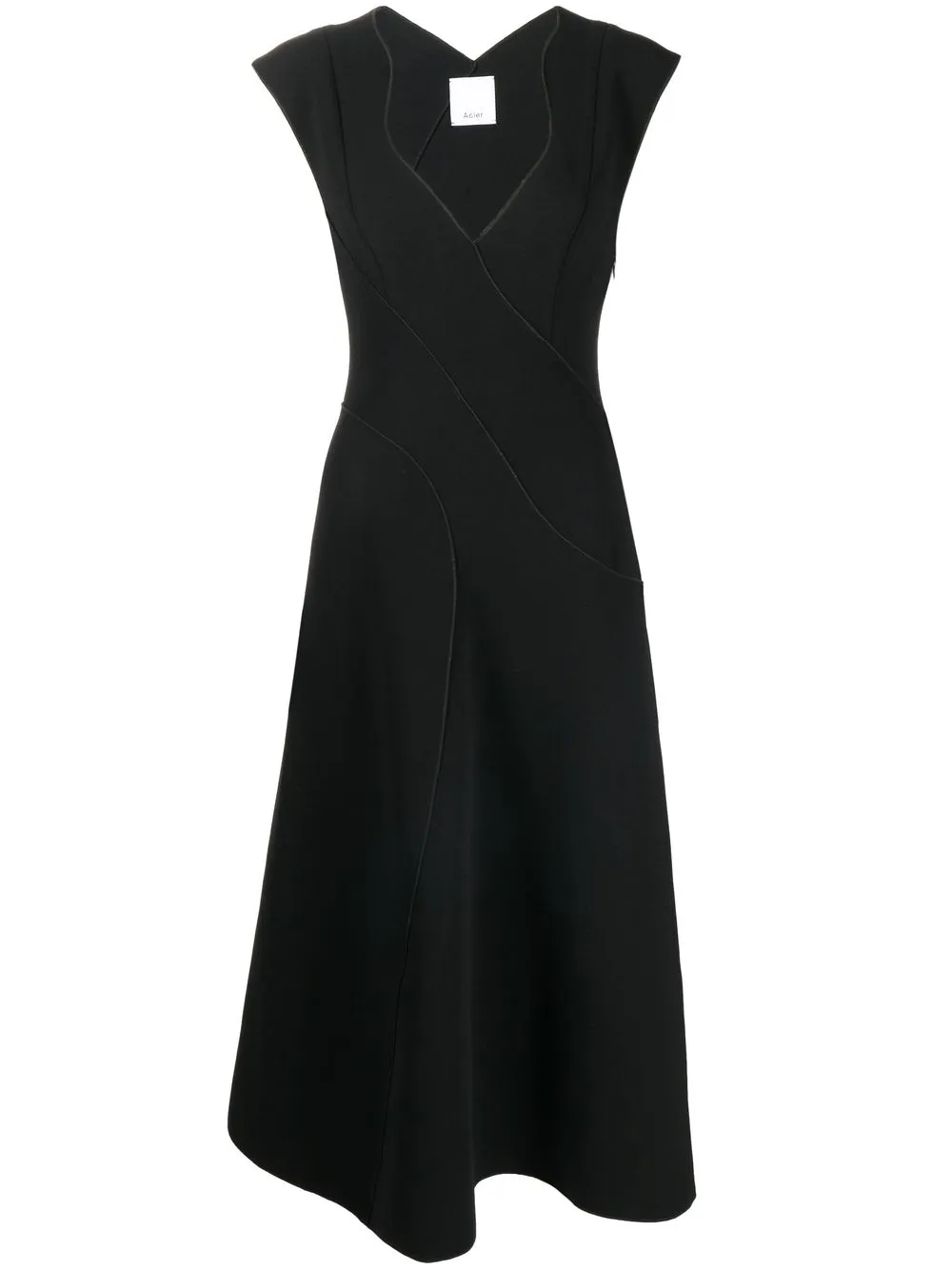 

Acler vestido largo Harwood - Negro