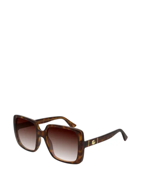 Gucci Eyewear Zonnebril met vierkant montuur