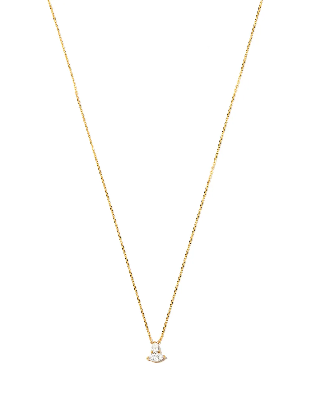 

KATKIM 18kt yellow gold Allora diamond necklace