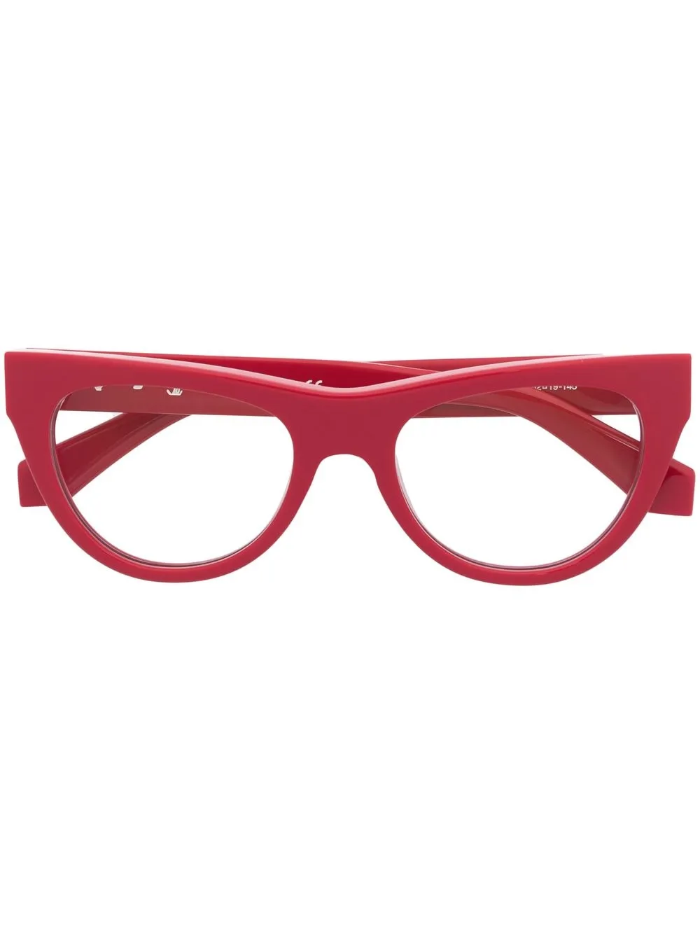 

Off-White cat-eye frame glasses - Red