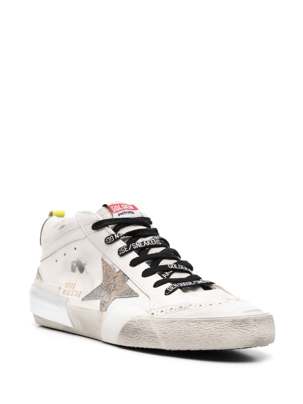 Golden Goose Sneakers met gerafeld-effect - Wit