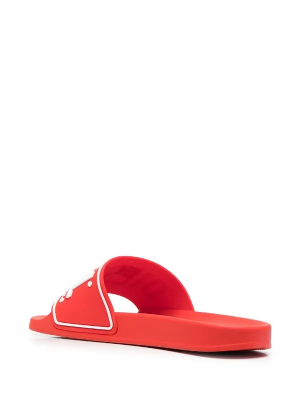 Diesel Sa-Mayemi CC logo-embossed Slides | Red | FARFETCH