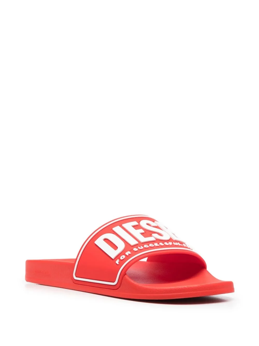 Diesel Men s Sa mayemi Water resistant Logo Pool Slides In Red ModeSens
