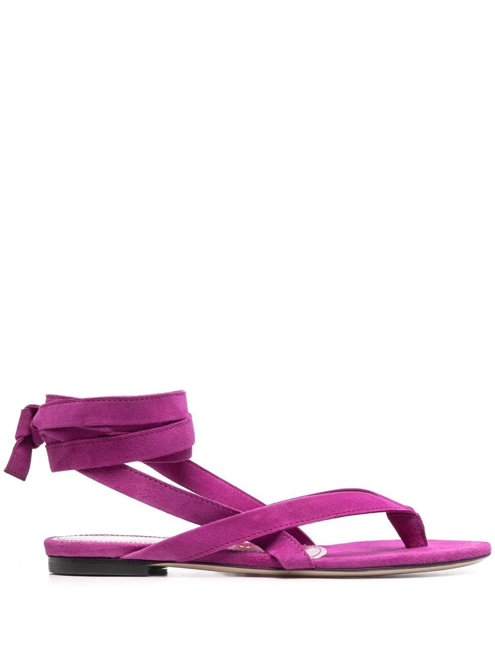 Image 1 of The Attico ankle-strap flat sandals
