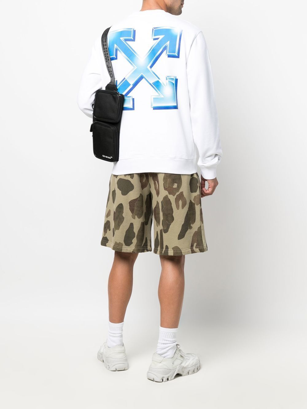 Off-White Sweater met logoprint - Wit