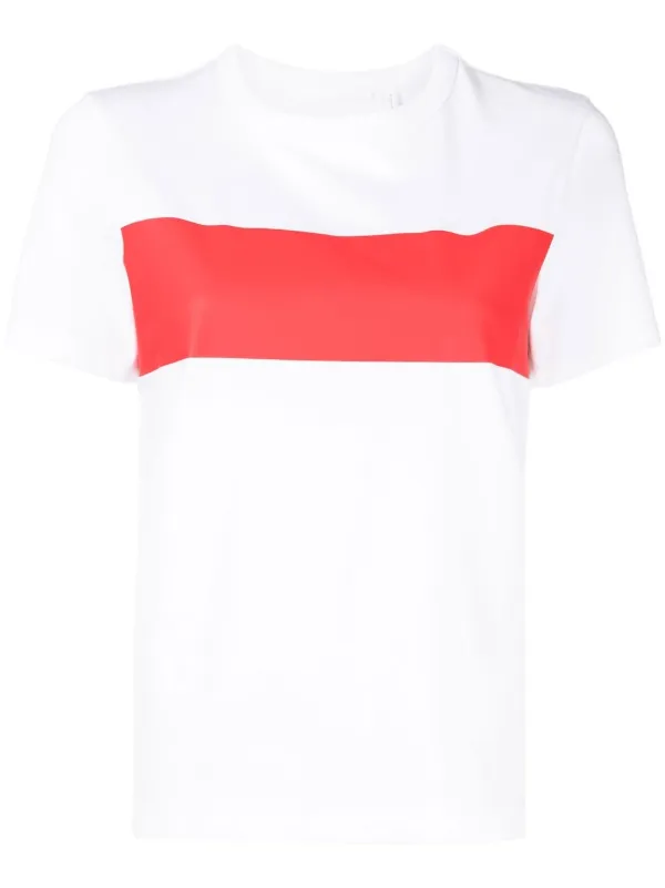 Helmut Lang graphic-print Cotton T 