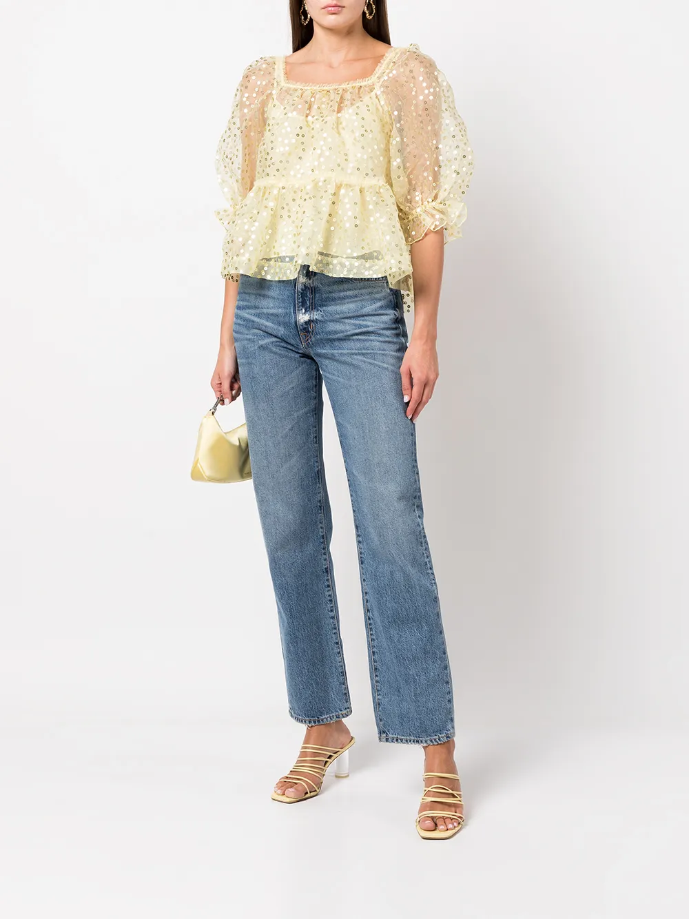 Cinq A Sept Tulen blouse - Goud