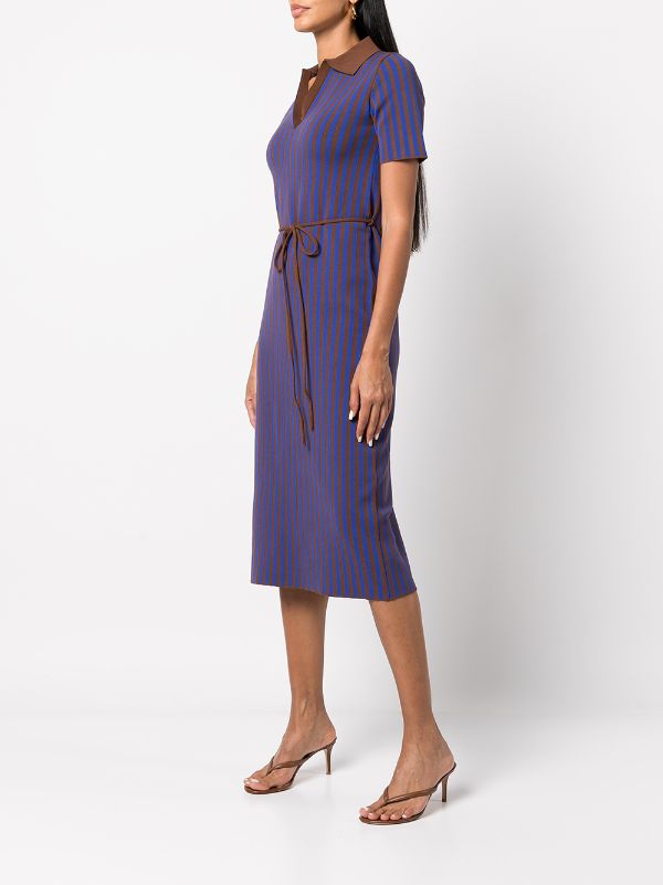 tory burch striped polo dress