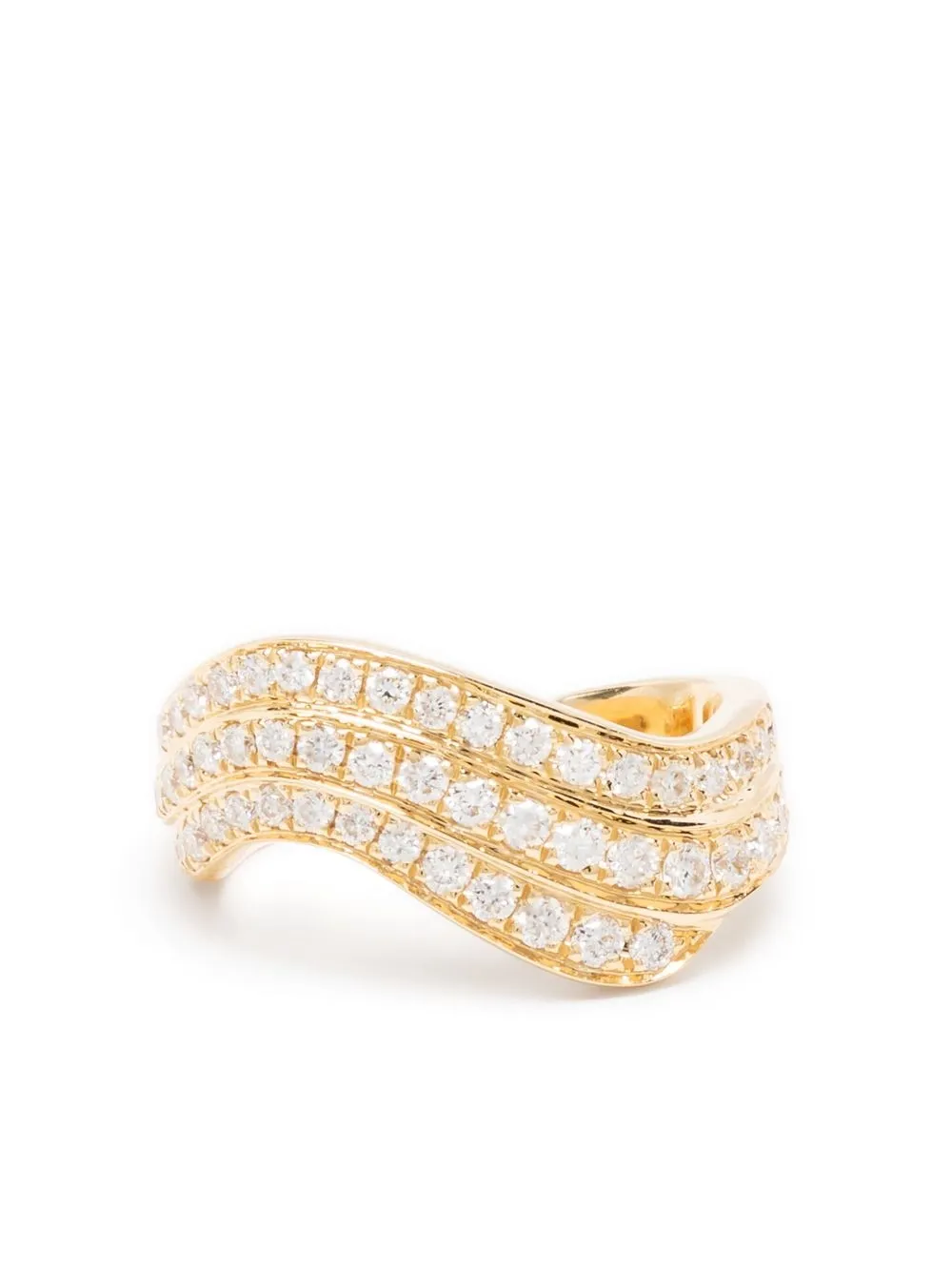 

Anita Ko earcuff en oro amarillo de 18kt con diamantes - Dorado