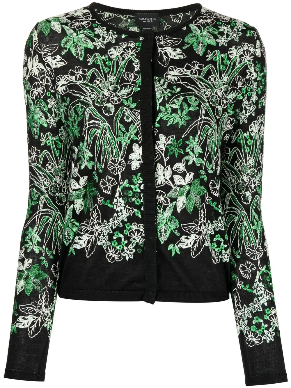 

Giambattista Valli floral print cardigan - Black