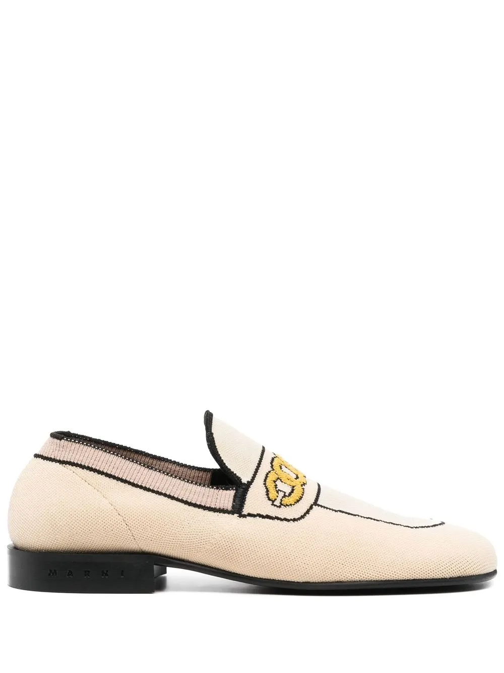 

Marni chain-link print loafers - Neutrals