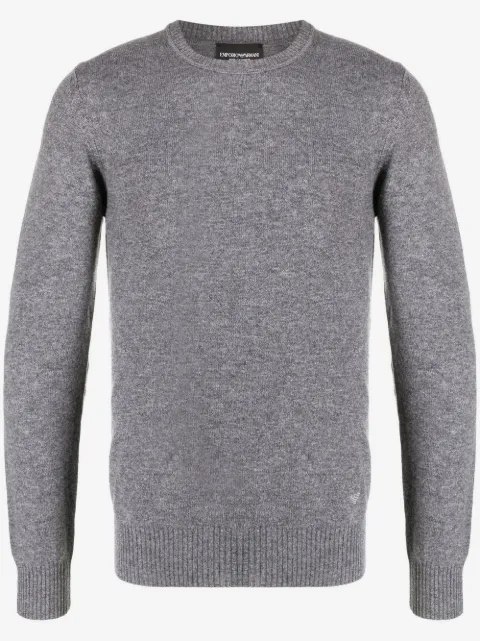 Emporio Armani suéter de tejido fino