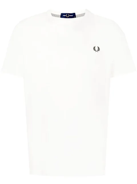 Fred Perry embroidered-logo cotton T-shirt