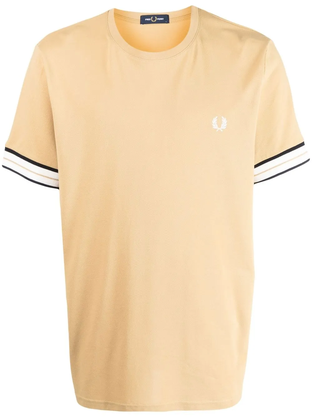 

Fred Perry embroidered-logo T-shirt - Brown