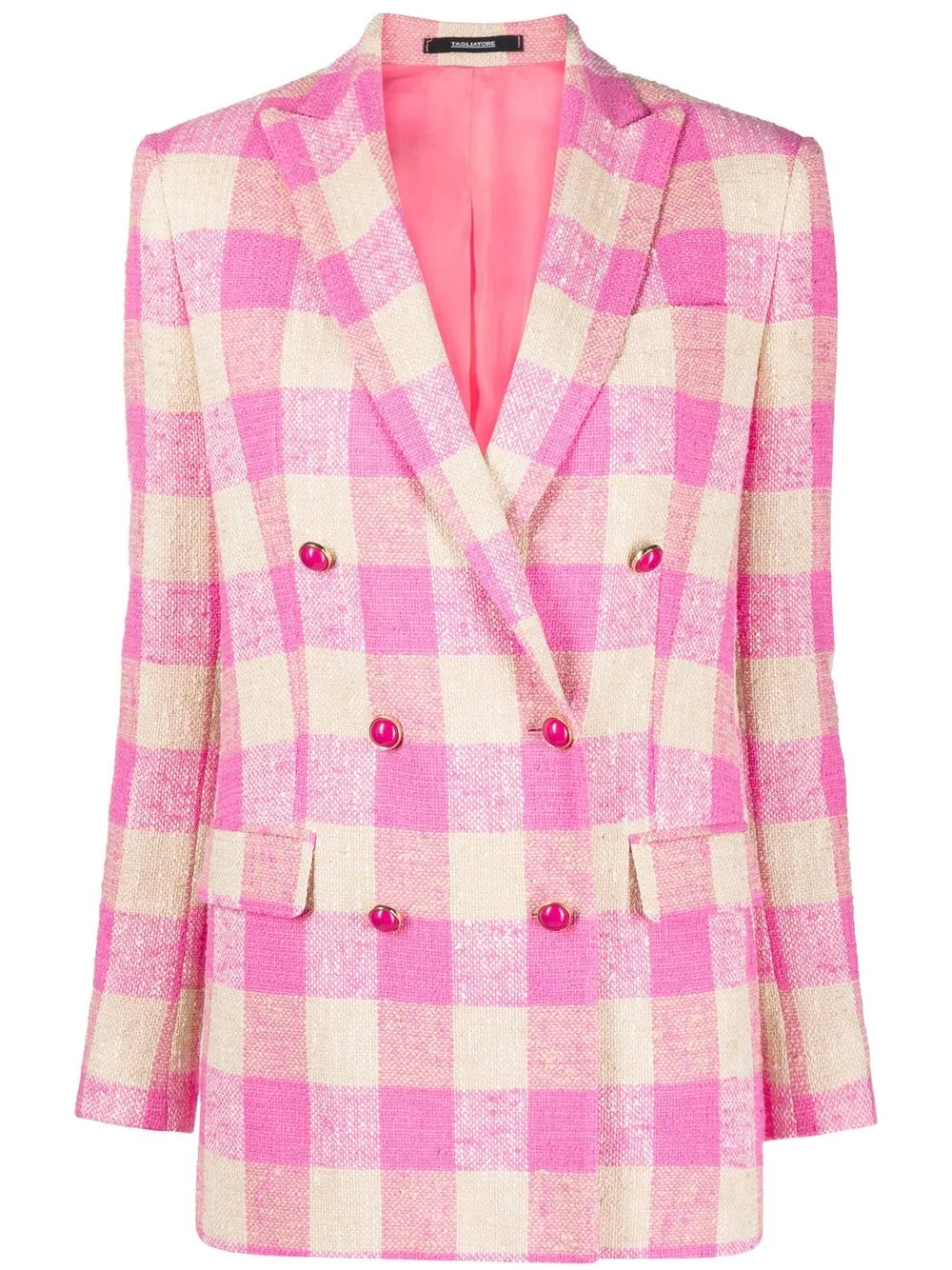 

Tagliatore blazer con doble botonadura - Rosado