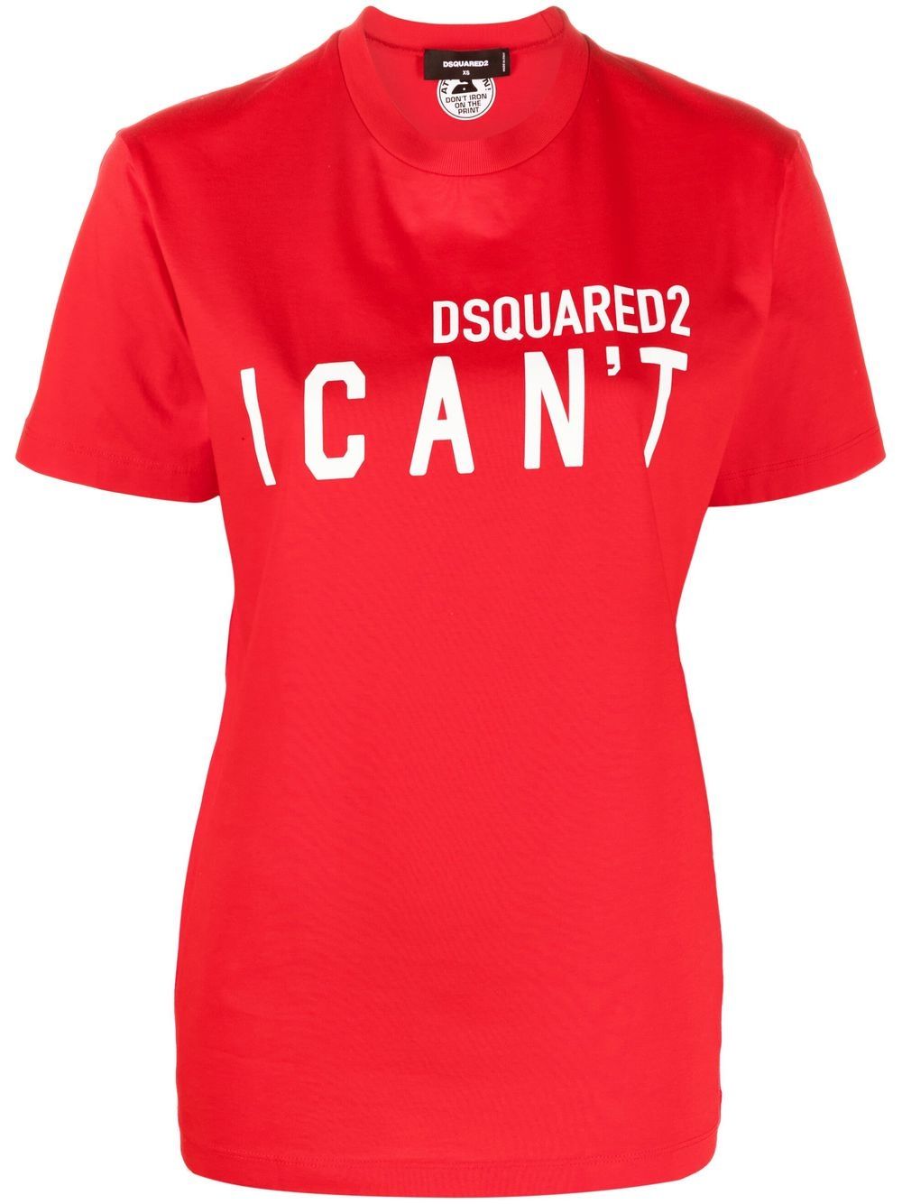 

Dsquared2 playera con eslogan estampado - Rojo