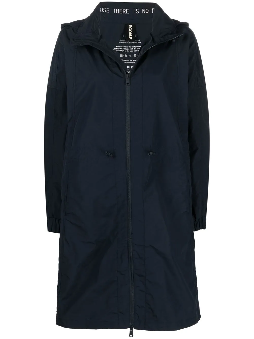 

Ecoalf hooded over coat - Blue