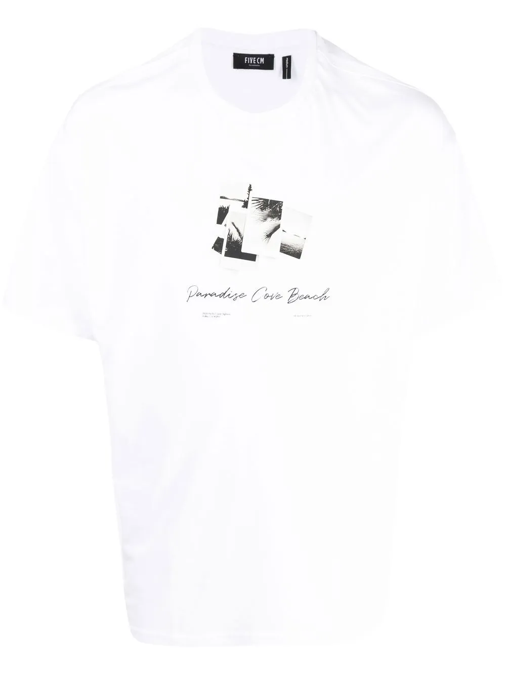 

FIVE CM graphic-print cotton T-shirt - White