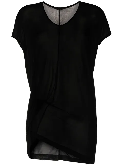 Rick Owens logo-print oversized T-shirt