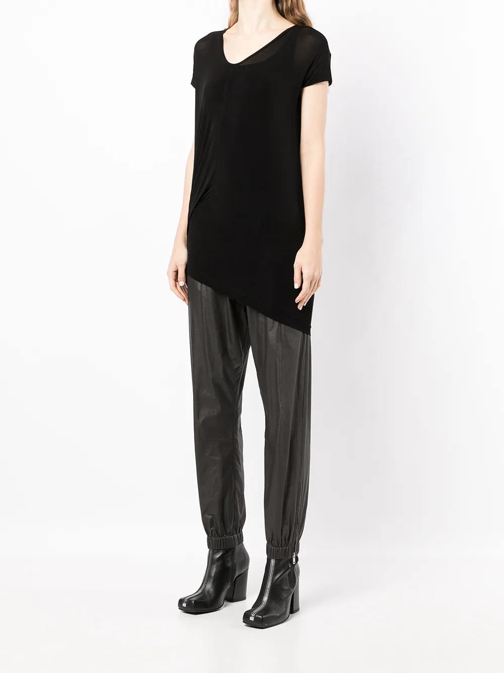 Rick Owens T-shirt met logoprint Zwart