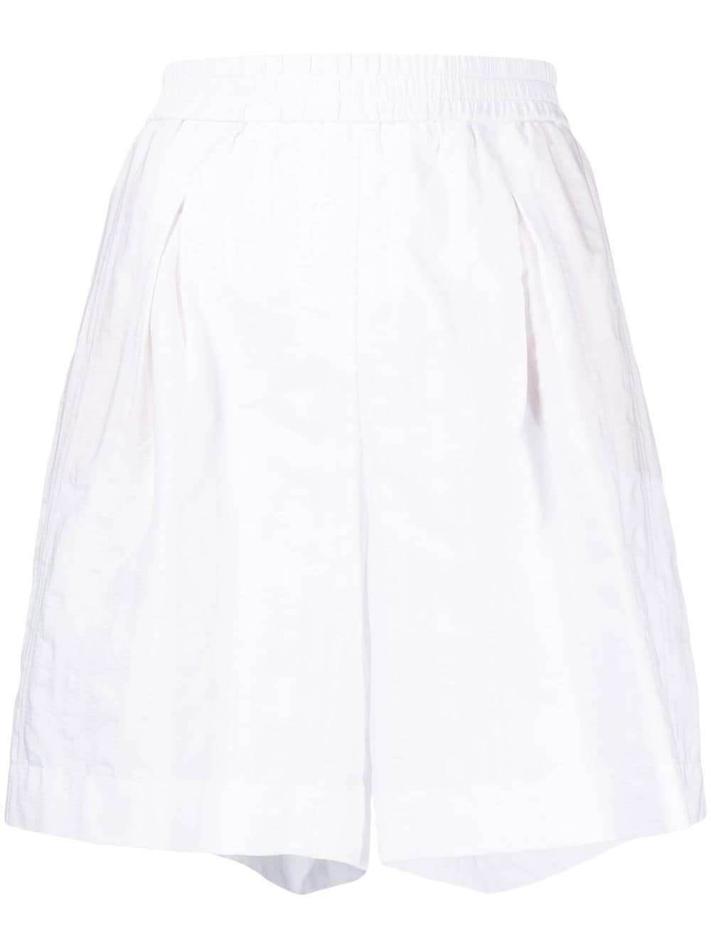 

Fabiana Filippi tonal-stripe Bermuda shorts - White