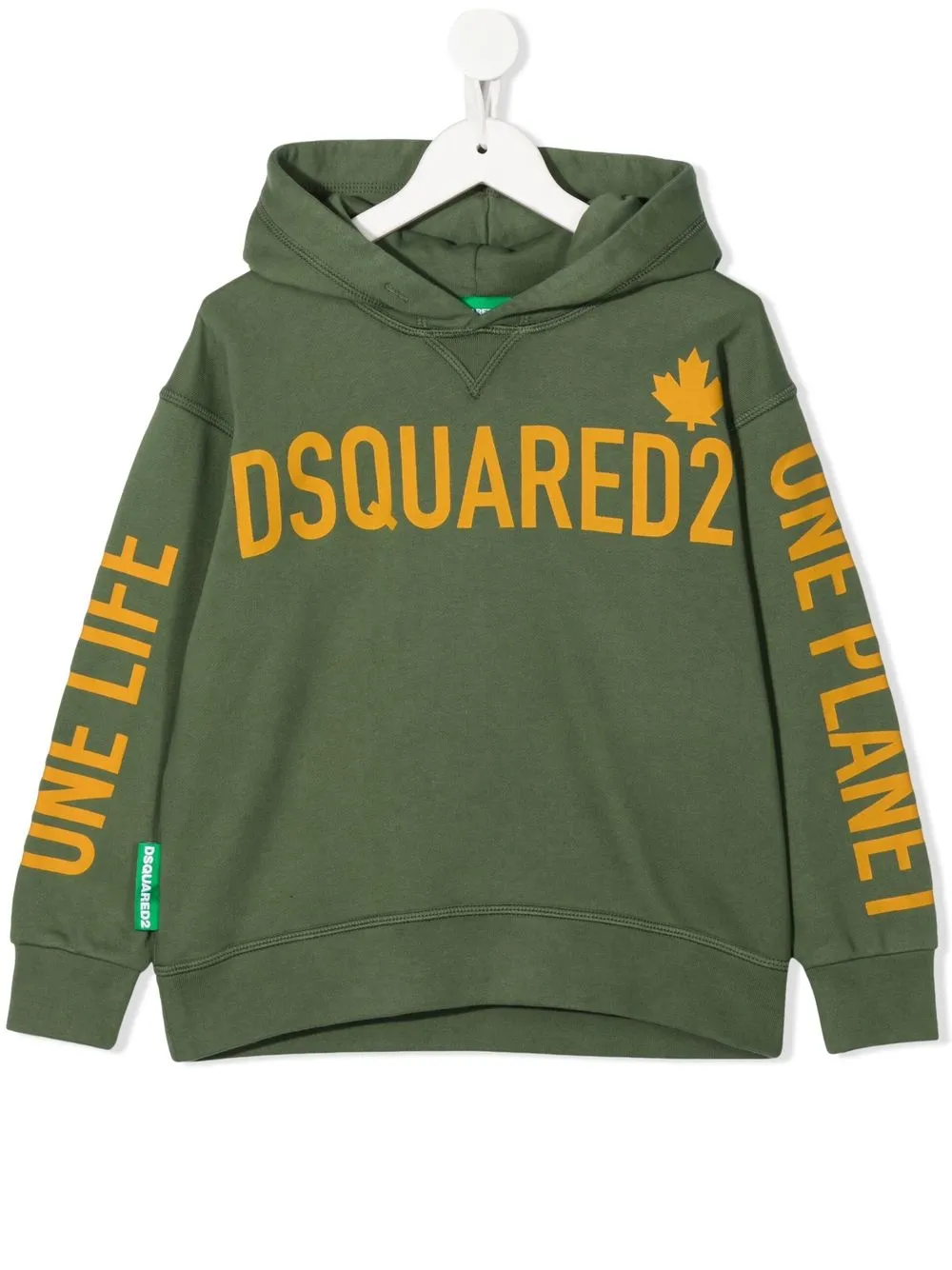 

Dsquared2 Kids TEEN One Life One Planet hoodie - Green