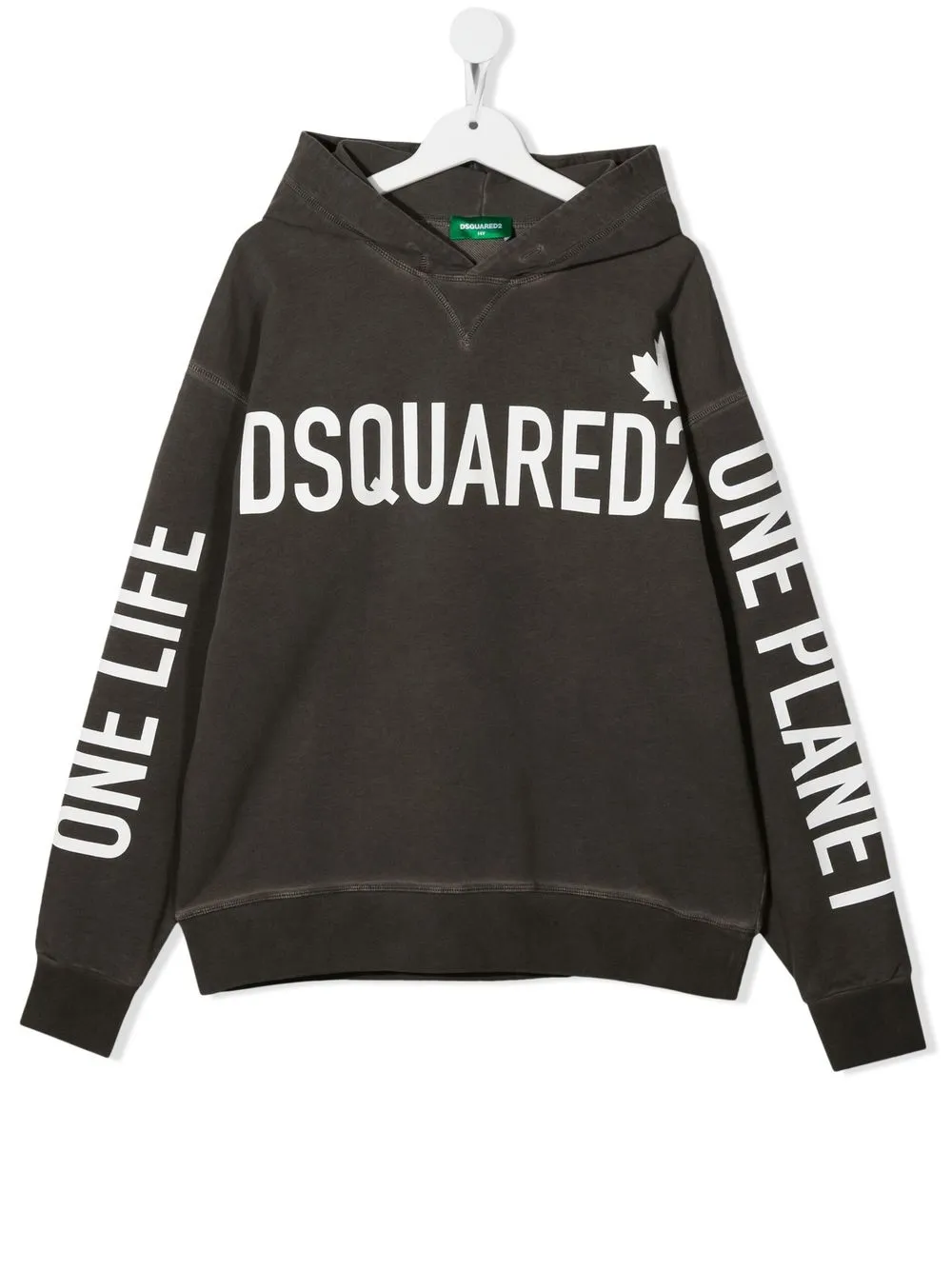 

Dsquared2 Kids TEEN One Life One Planet hoodie - Grey