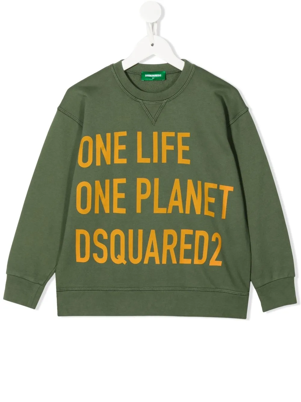 

Dsquared2 Kids TEEN One Life One Planet sweatshirt - Green