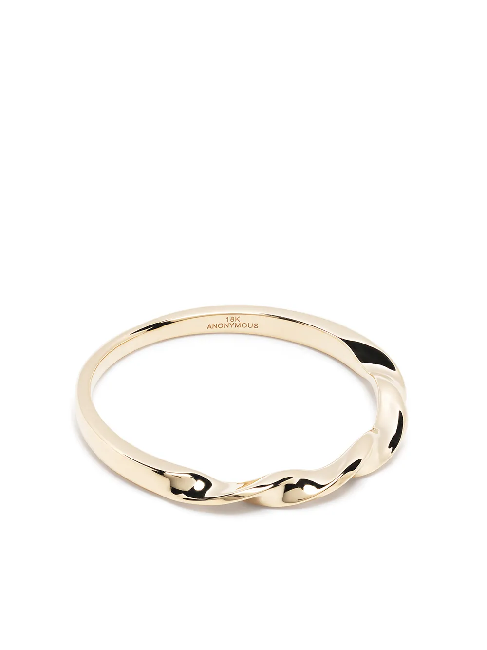 Anonymous 18kt Recycled Yellow Gold Collection 1 Twisted Band Ring