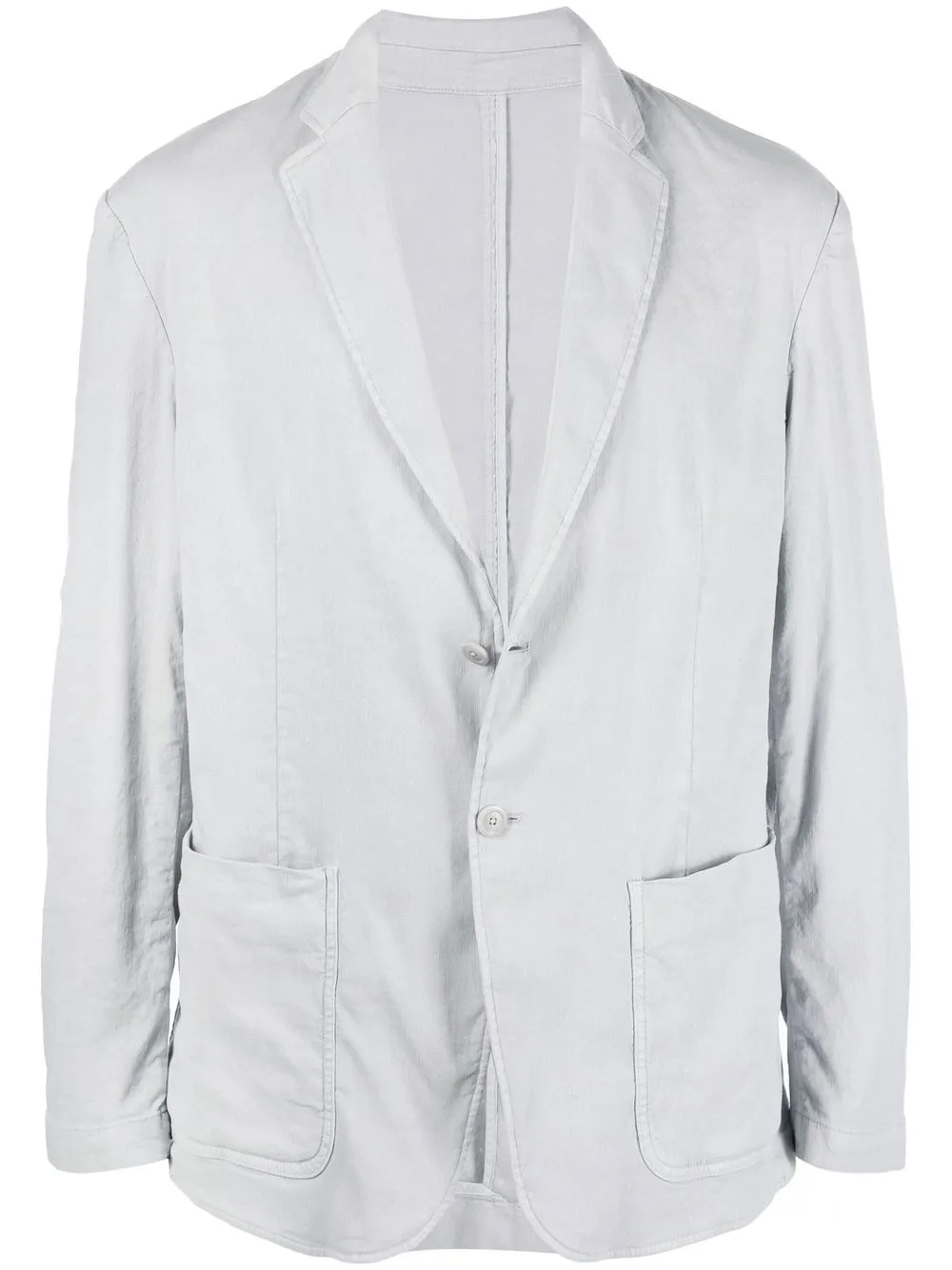 

DONDUP solid-colour single-breasted blazer - Grey