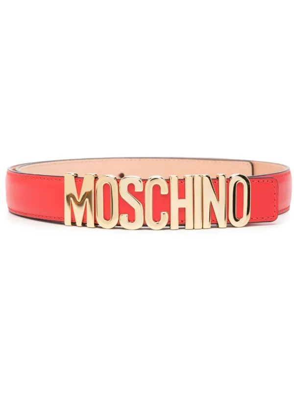 Moschino on sale belt red