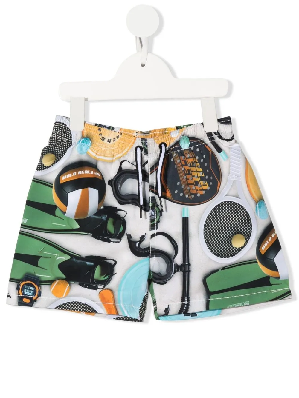 

Molo graphic-print swim shorts - Neutrals