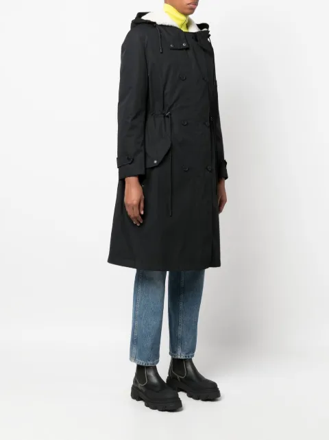 Yves Salomon shearling parka coat 23WFM05005A06XB1722 - 2