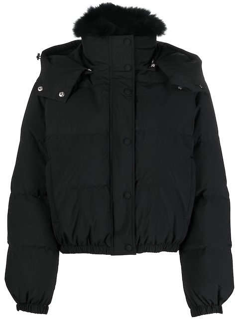 Yves Salomon Daunenjacke mit Kapuze
