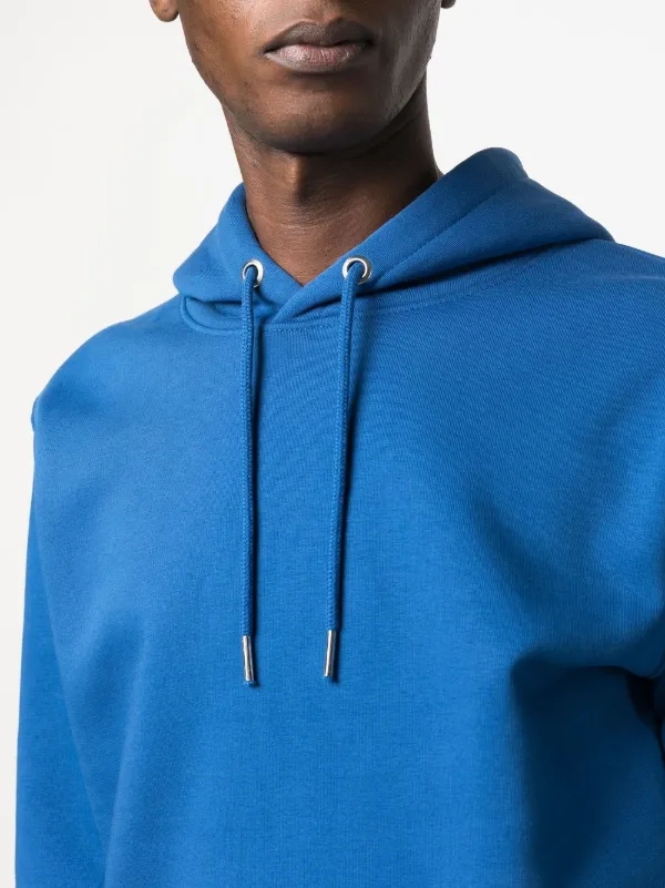 Yves Salomon Hoodie En Coton Biologique à Lien De Resserrage | Bleu |  FARFETCH FR
