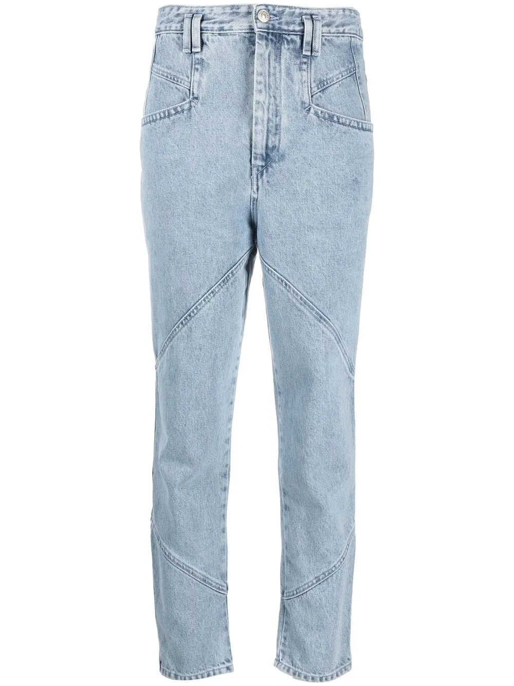 

Isabel Marant jeans rectos con paneles - Azul