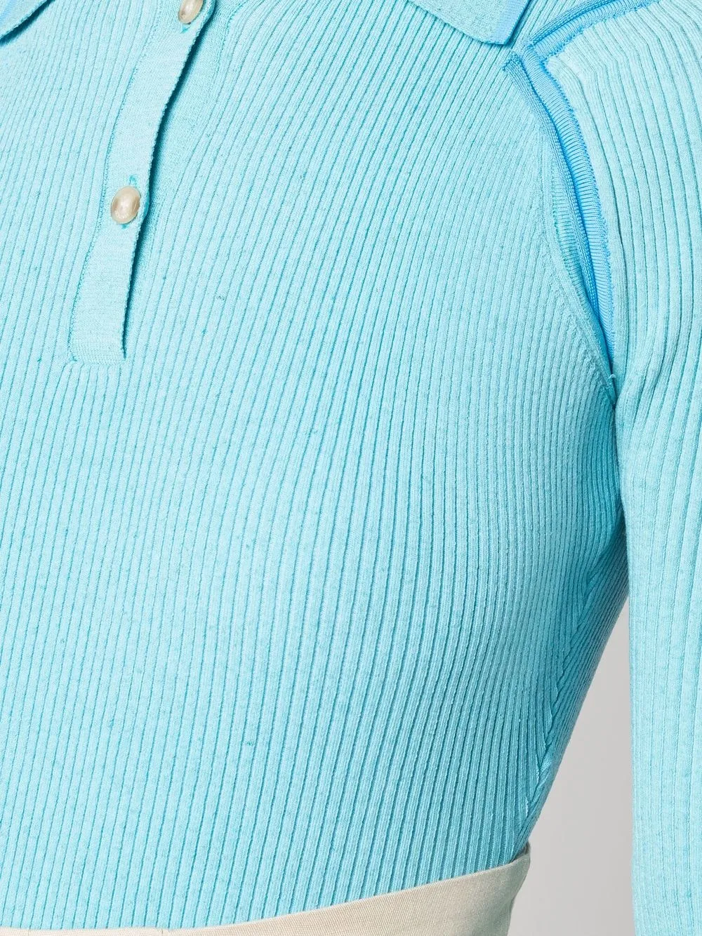 Jacquemus Detachable Sleeves Knitted Top Farfetch