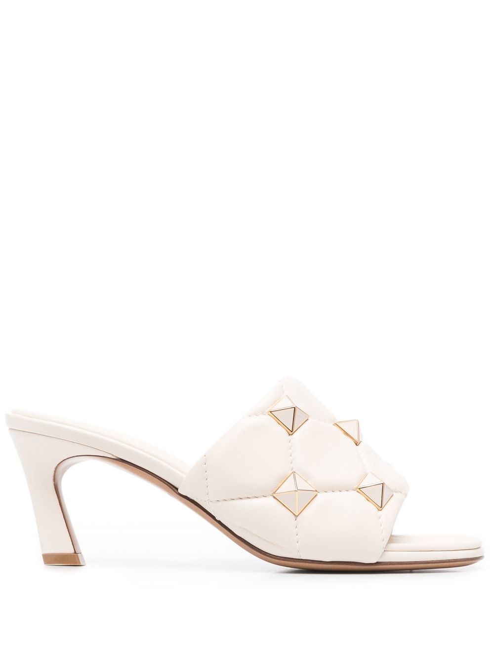 

Valentino Garavani mules Roman Stud con tacón de 70mm - Blanco