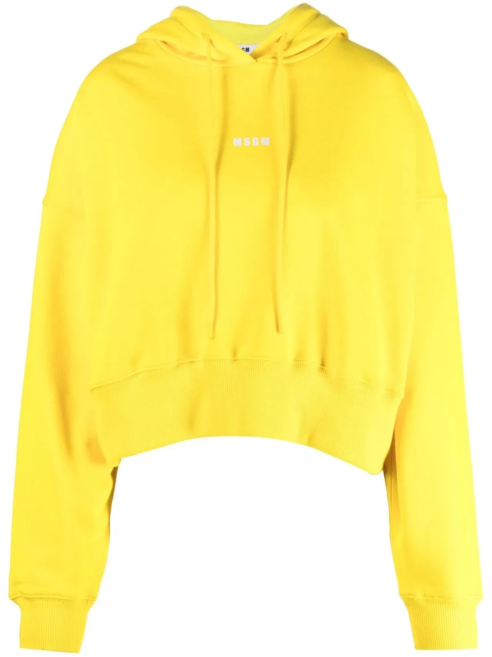 

MSGM hoodie con logo estampado - Amarillo