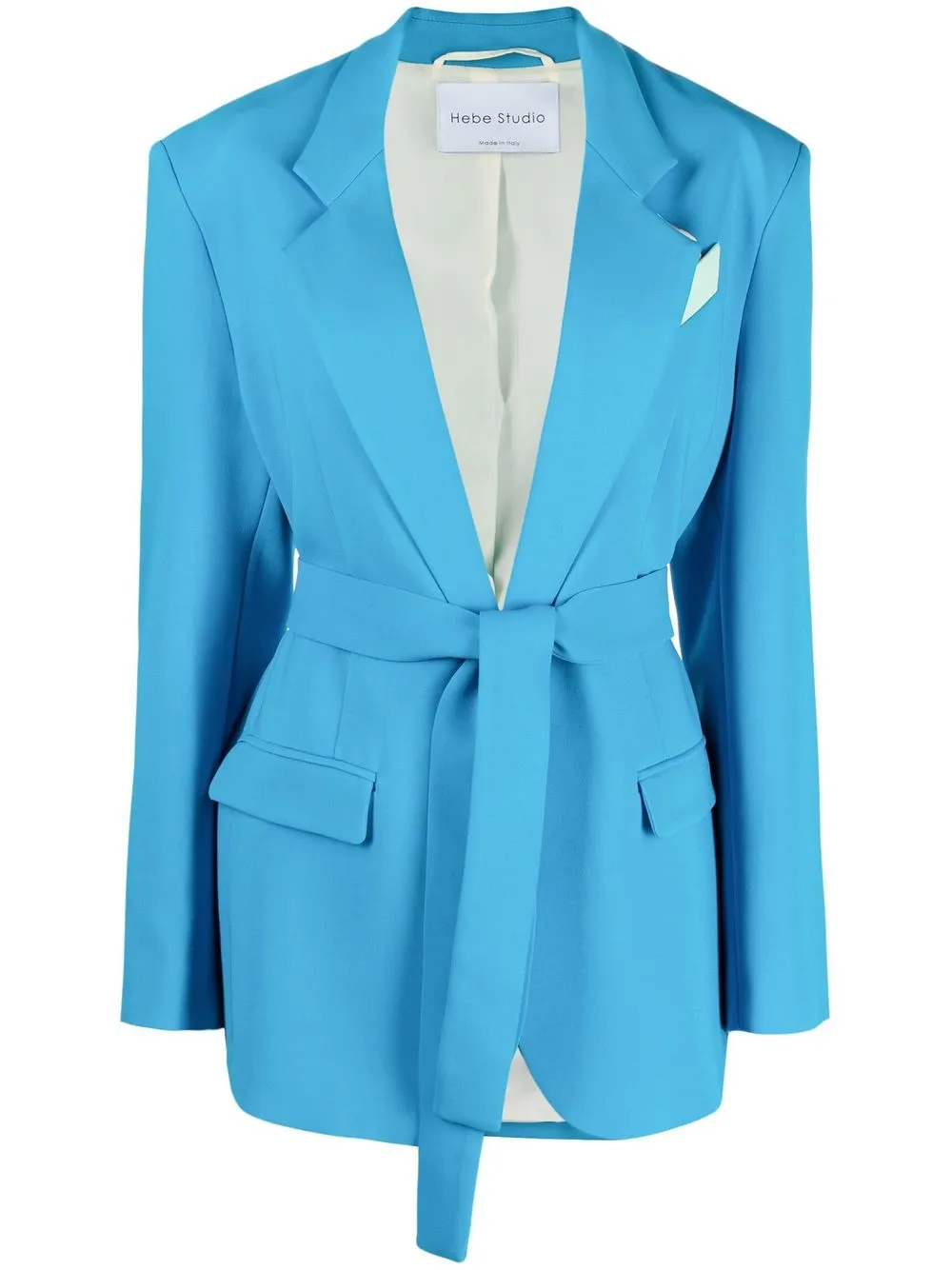 

Hebe Studio blazer oversize con botones - Azul