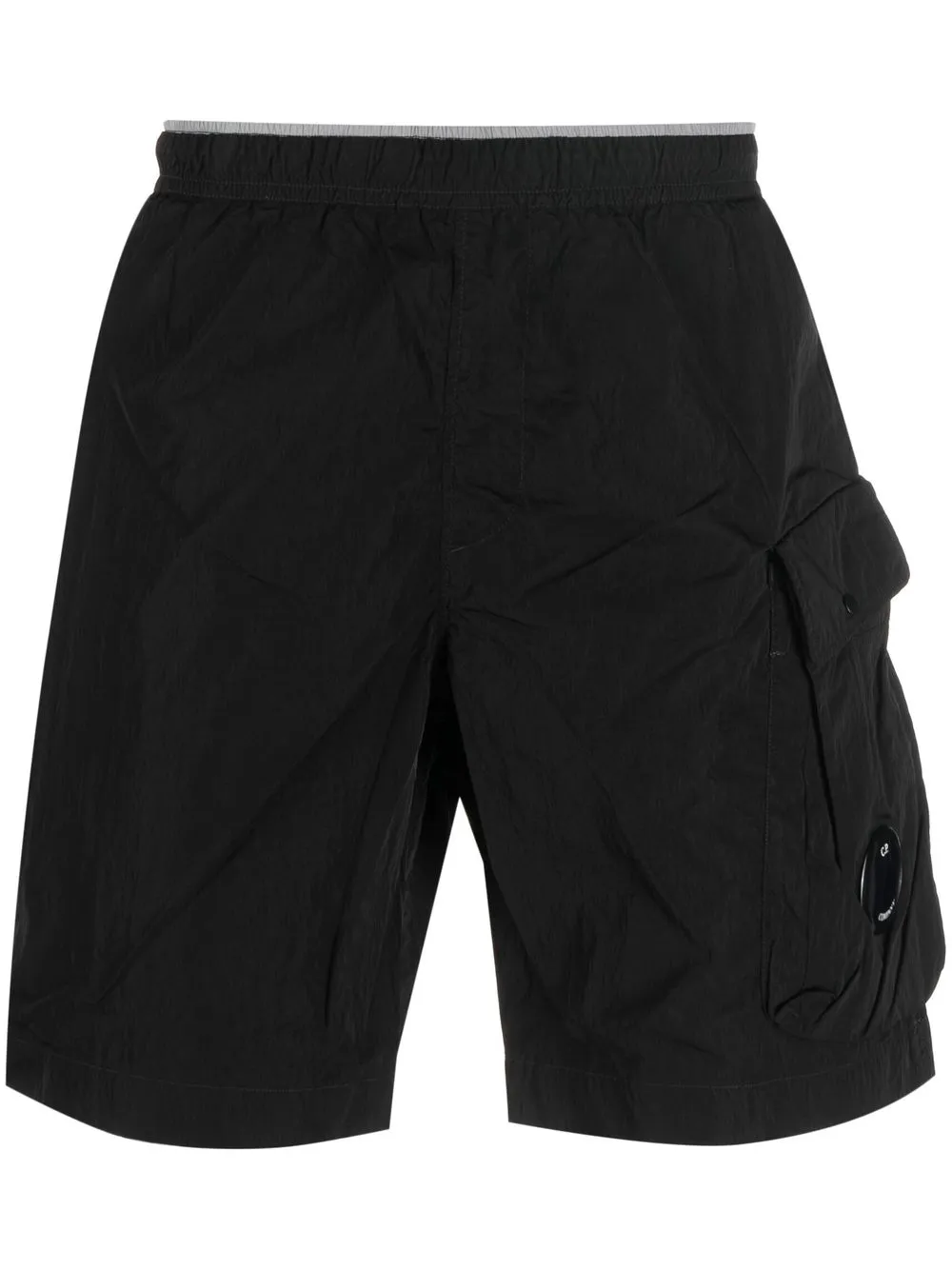 

C.P. Company shorts cargo con bolsillos - Negro