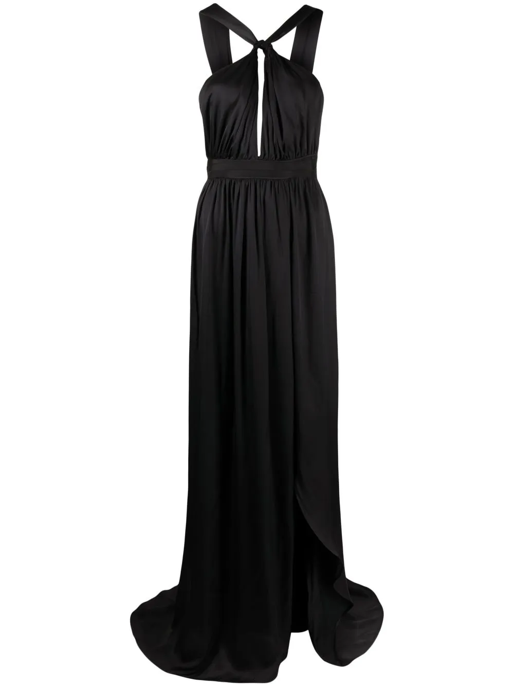 

PINKO halterneck cut-out gown - Black