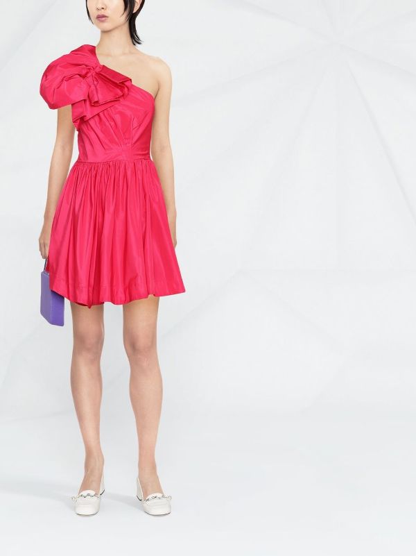 pinko one shoulder dress