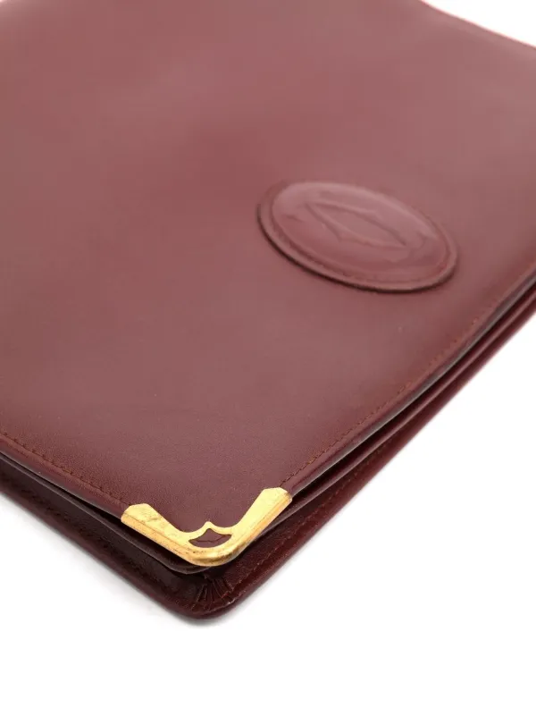 Cartier 1980s ロゴ クラッチバッグ | レッド | FARFETCH JP