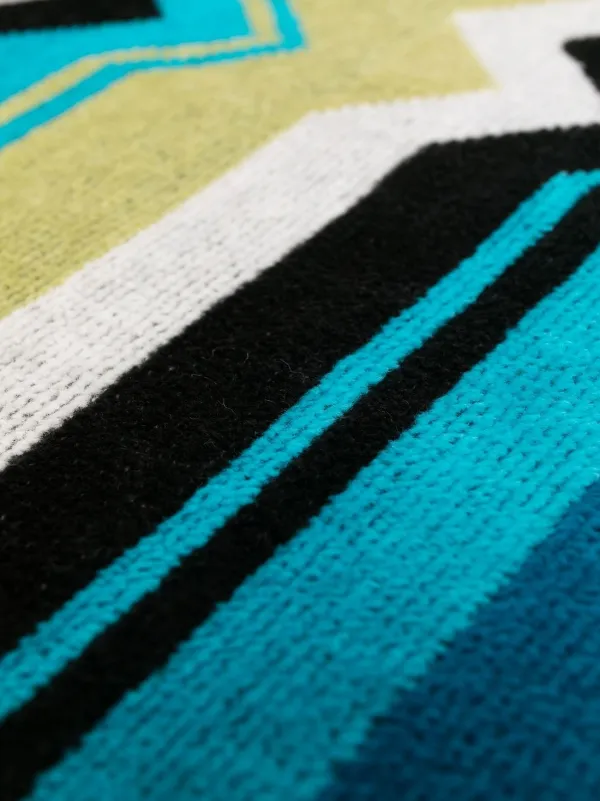 Missoni Home ジグザグパターン タオル | ブラック | FARFETCH JP