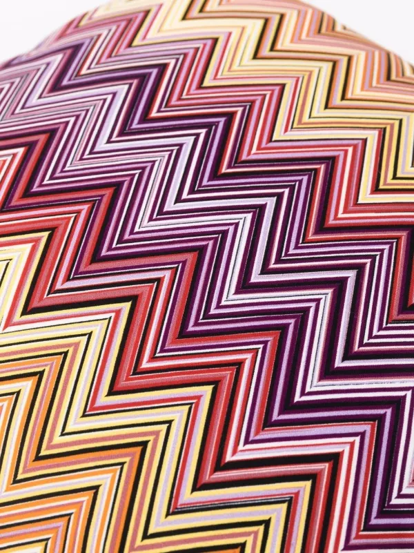 Missoni Home Jarris zigzag-pattern Cushion | Purple | FARFETCH