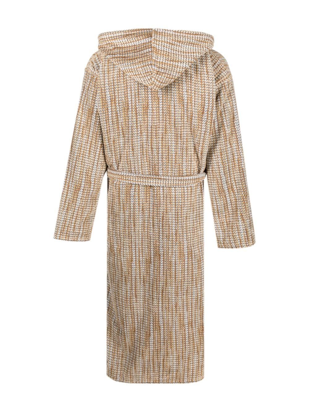 Shop Missoni All-over Pattern Print Robe In Nude