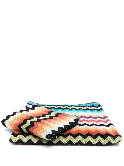 Missoni Home 2-piece zigzag towel set