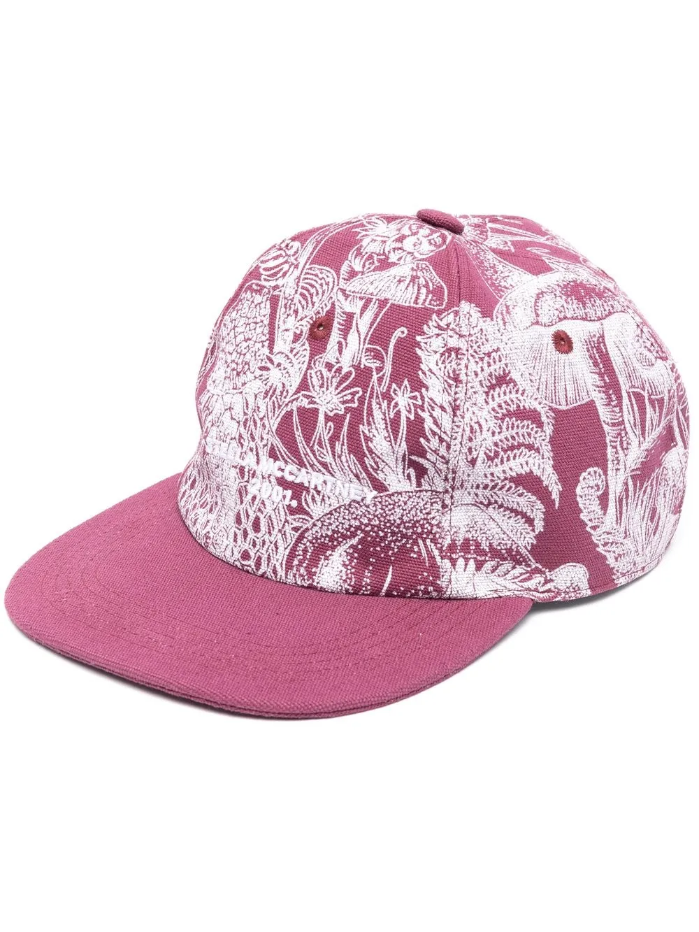 

Stella McCartney gorra con champiñón estampado - Morado